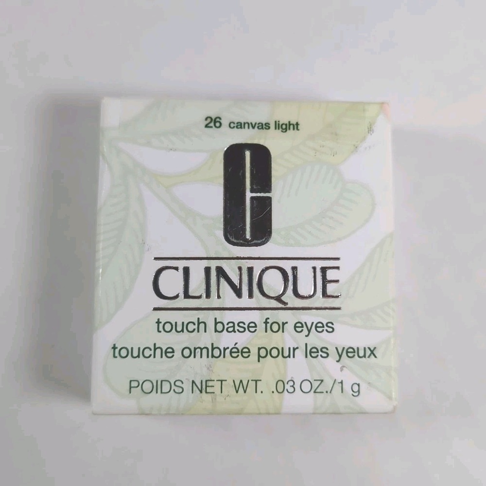 Clinique Touch Base for Eyes 26 Canvas Light Full Size New In Box .03oz